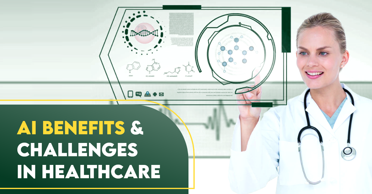 AI benefits and challenges in healthcare 